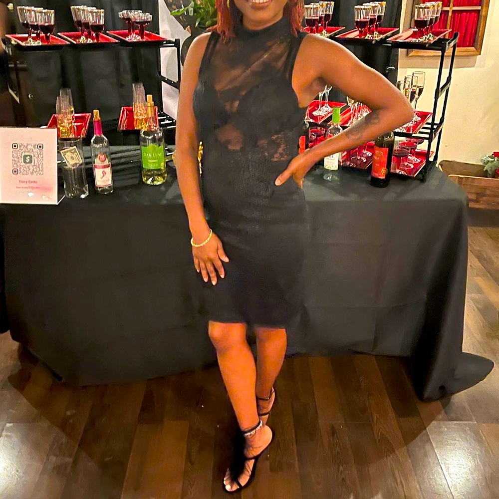 FN Black Lace dress